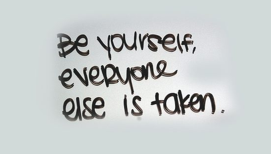 be yourself